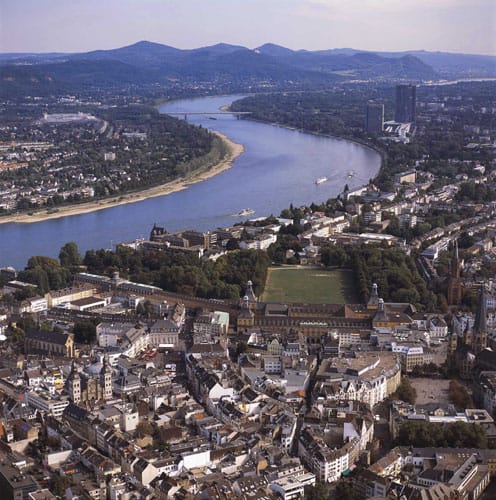 Aerial view of Bonn